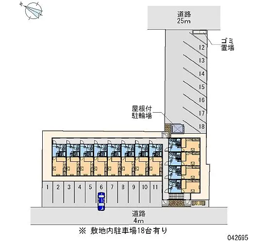 ★手数料０円★函館市北浜町　月極駐車場（LP）